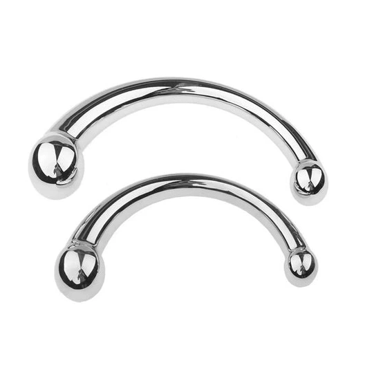 Hook Ended 5858 Double Anal Steel Stainless Elegant 1104